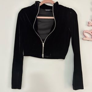Crop jacket in black <3